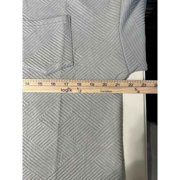 Merokeety Crewneck Long Sleeve Sweater Textured Gray Size Medium NWT - Picture 12 of 12